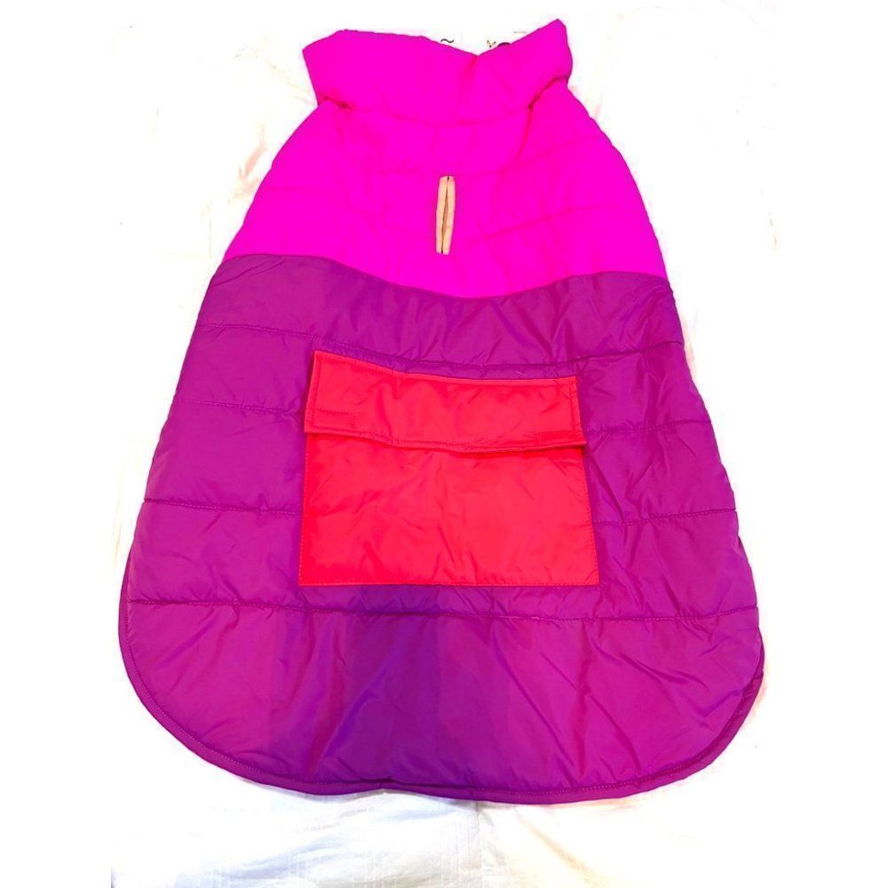 Boots & Barkley Extra Large Adjustable Dog Rain Jacket Puffer‎ Vest NWT